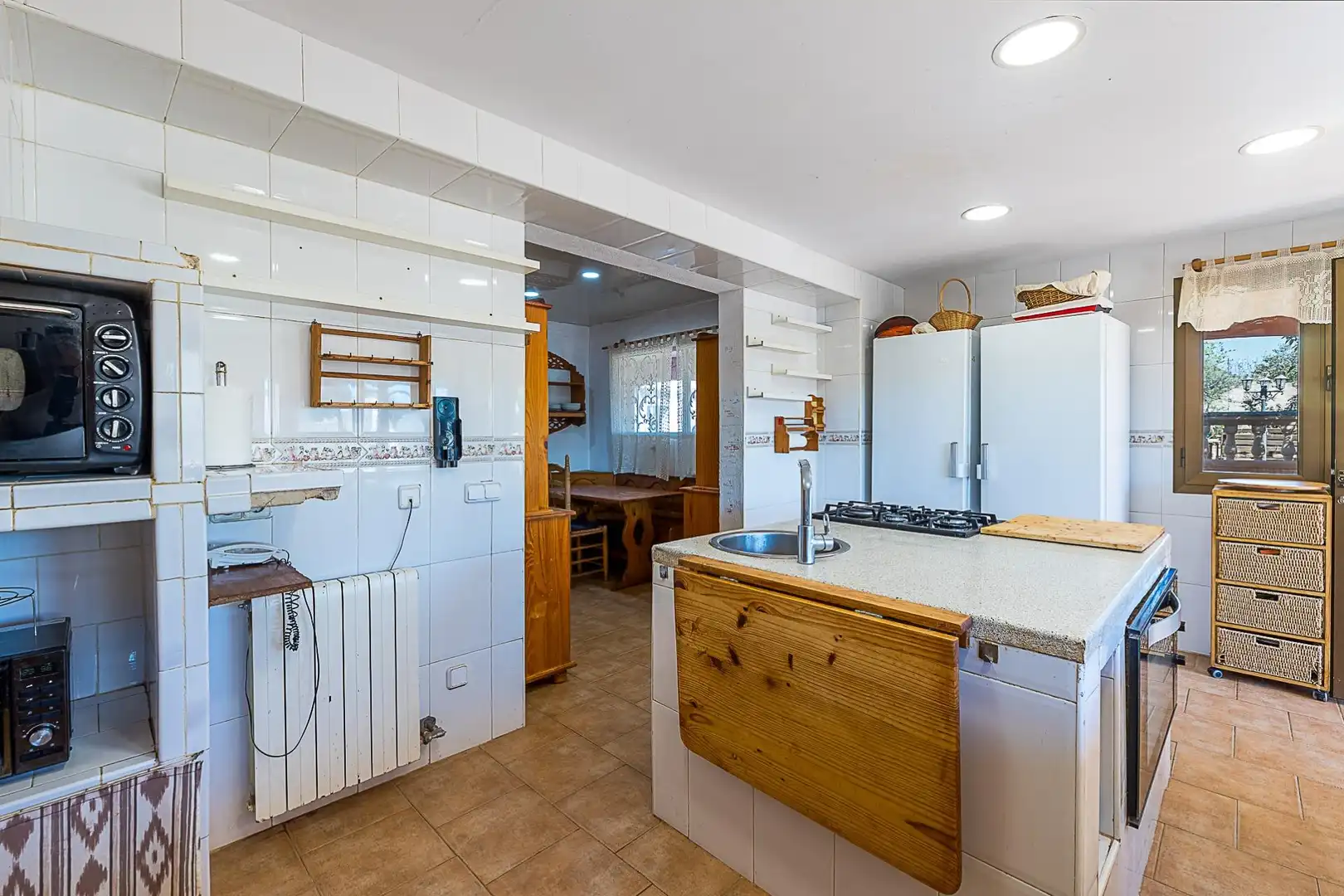 Küche von Country house zum Verkauf in  Palma de Mallorca mit Klimaanlage, Heizung und Privatgarten