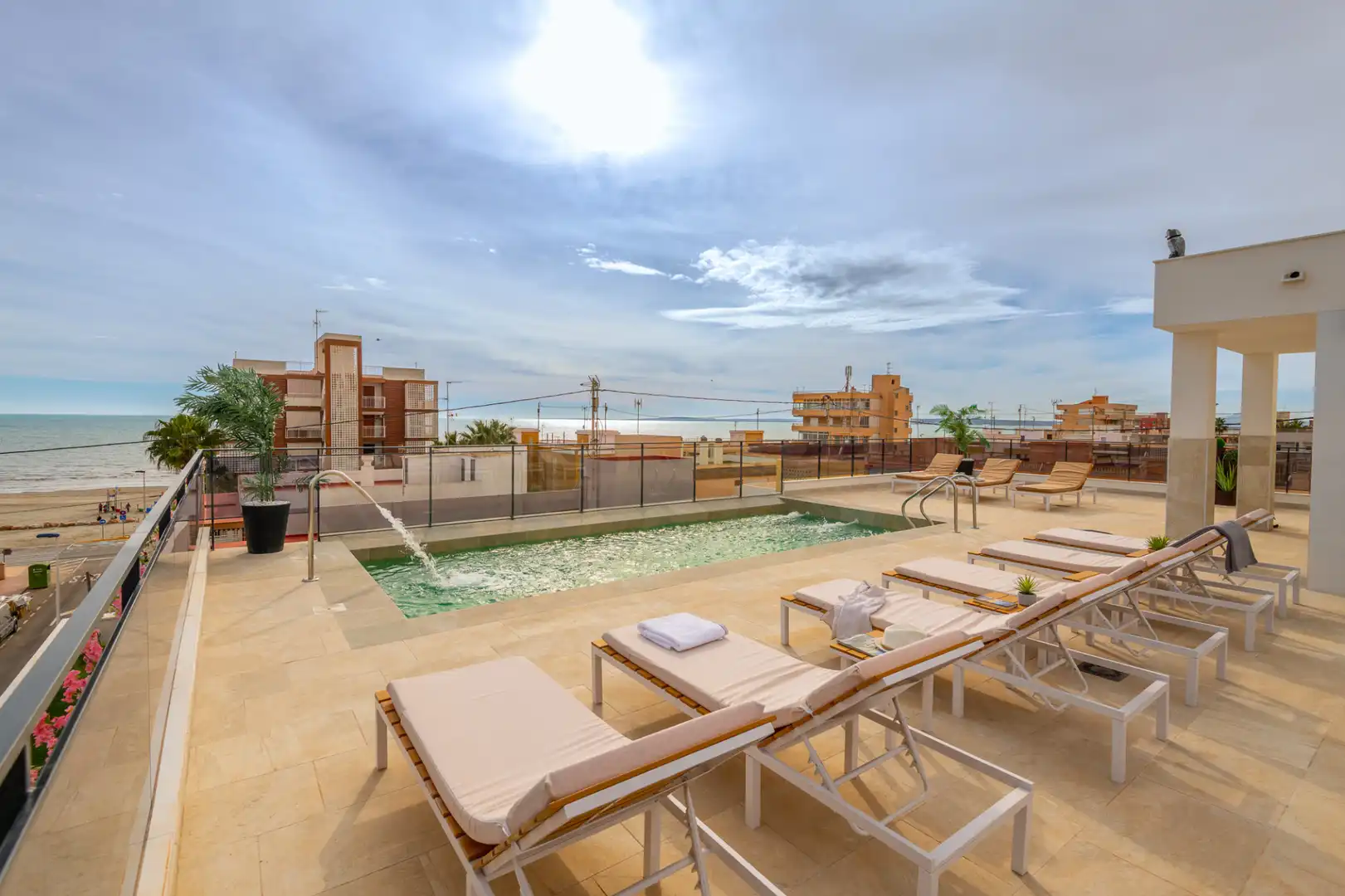 Swimming pool of Buildings for sale in Santa Pola  with Alarm and Community pool