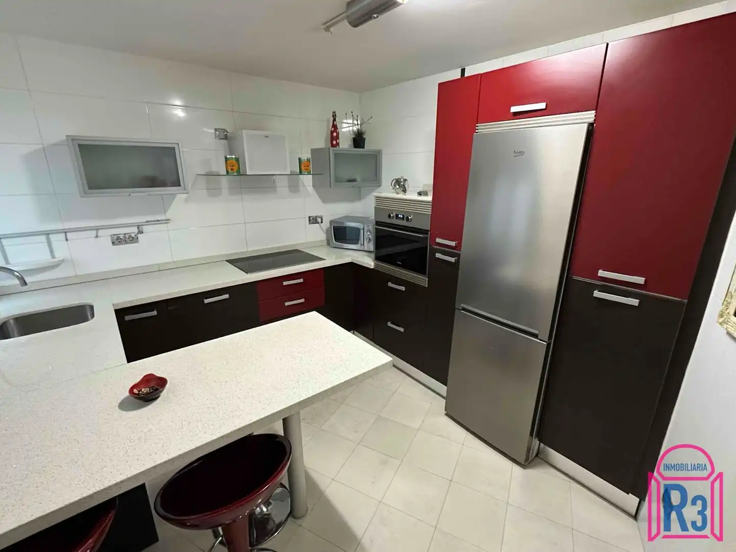 Cocina de Apartamento de alquiler en León Capital  con Calefacción y Amueblado