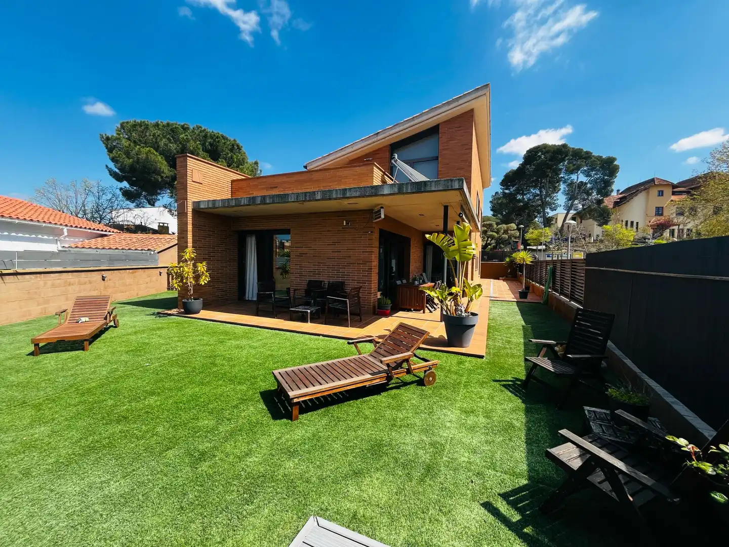 Terrassa de Casa o xalet en venda en Piera amb Aire condicionat, Calefacció i Jardí privat
