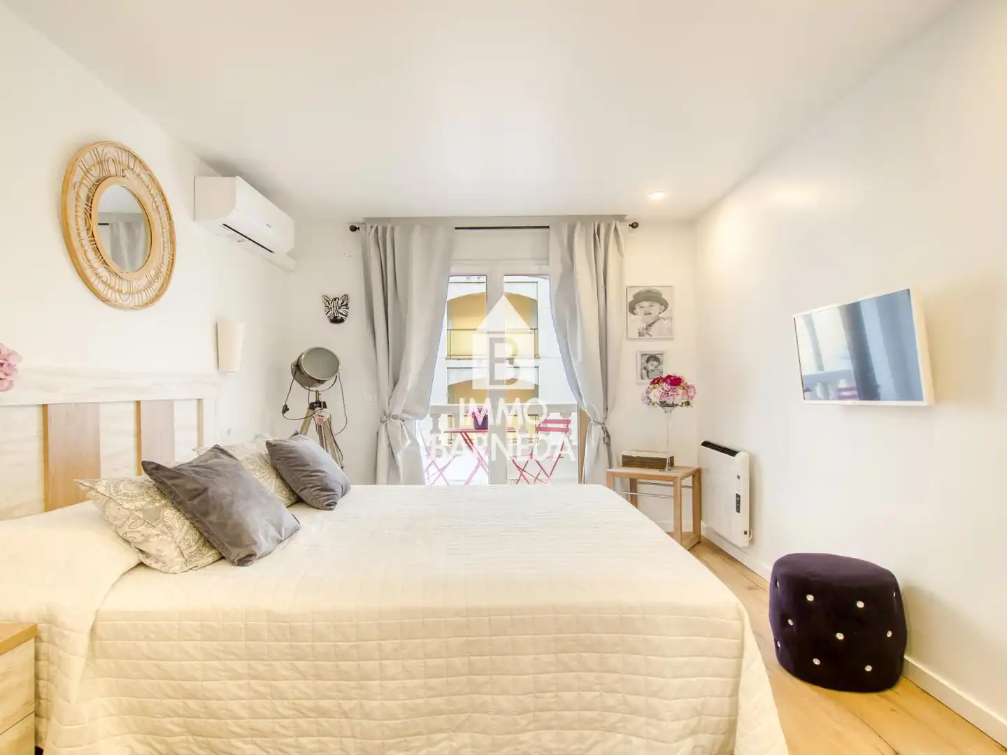 Schlafzimmer von Wohnung zum Verkauf in Empuriabrava mit Klimaanlage, Heizung und Terrasse