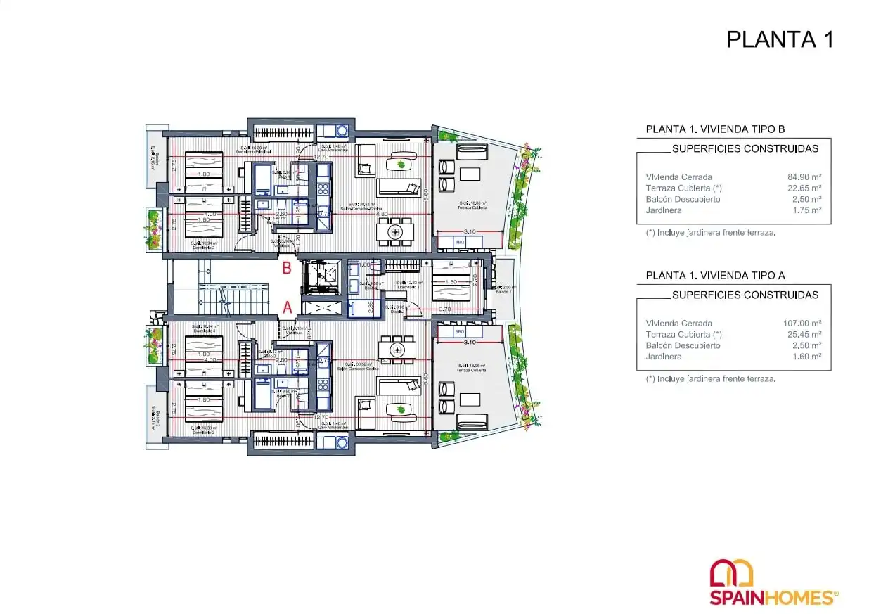Apartamento en venta en Cartagena con Aire acondicionado, Terraza y Balcón