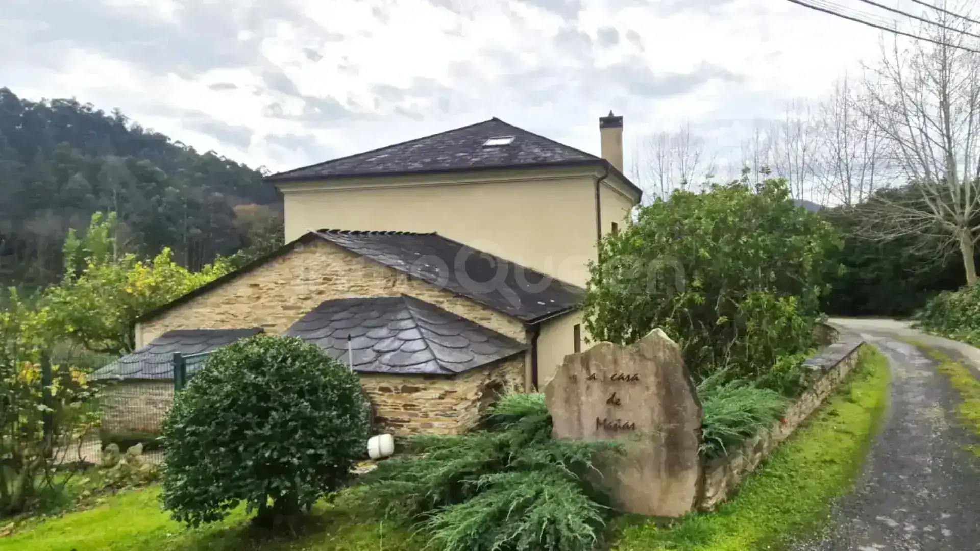 Vista exterior de Casa o chalet en venta en Mondoñedo con Aire acondicionado, Jardín privado y Terraza
