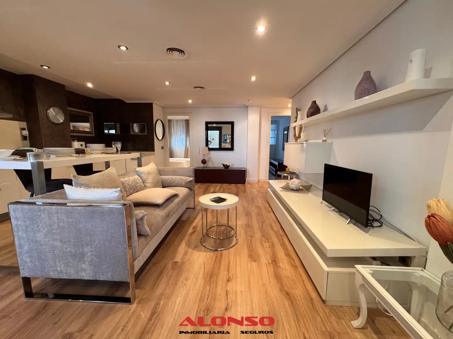 Living room of Attic for sale in Vinaròs  with Air Conditioner, Heating and Parquet flooring