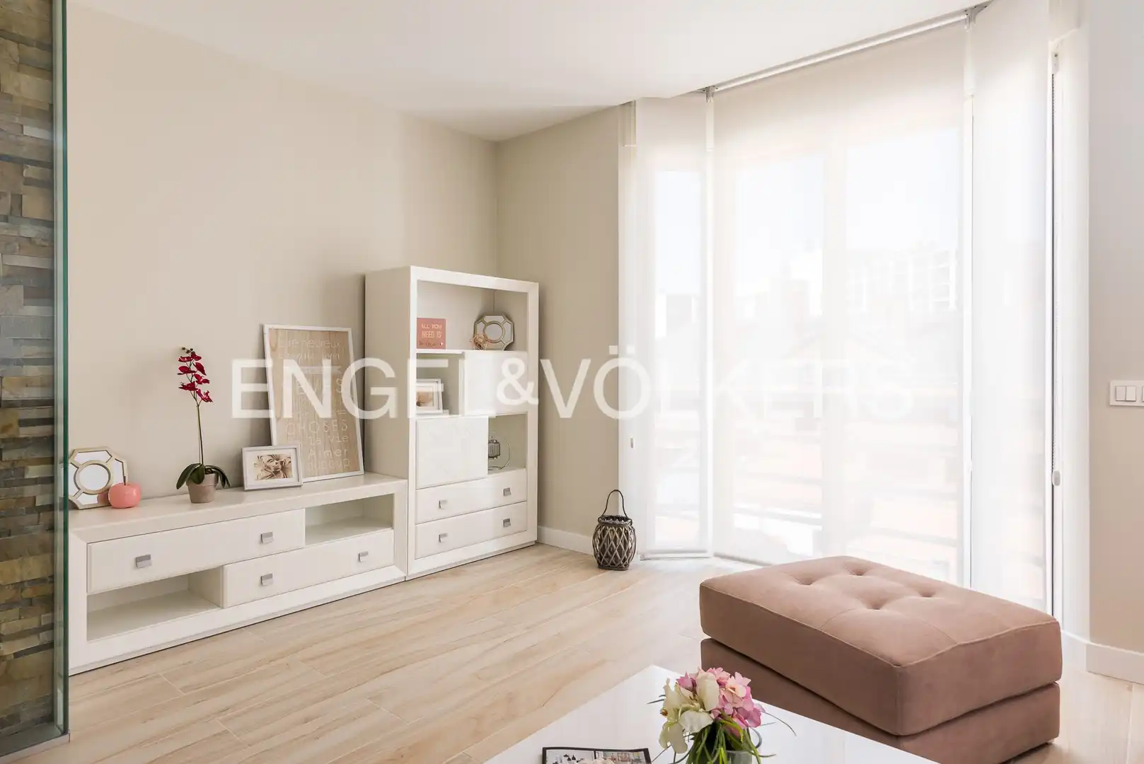 Wohnzimmer von Wohnung zur Miete in Madrid mit Klimaanlage, Heizung und Möbliert
