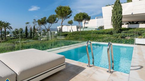 Apartamento con piscina privada, Islas Baleares, Ibiza. 4 habitaciones | 320 m² | 1 kilómetro al mar