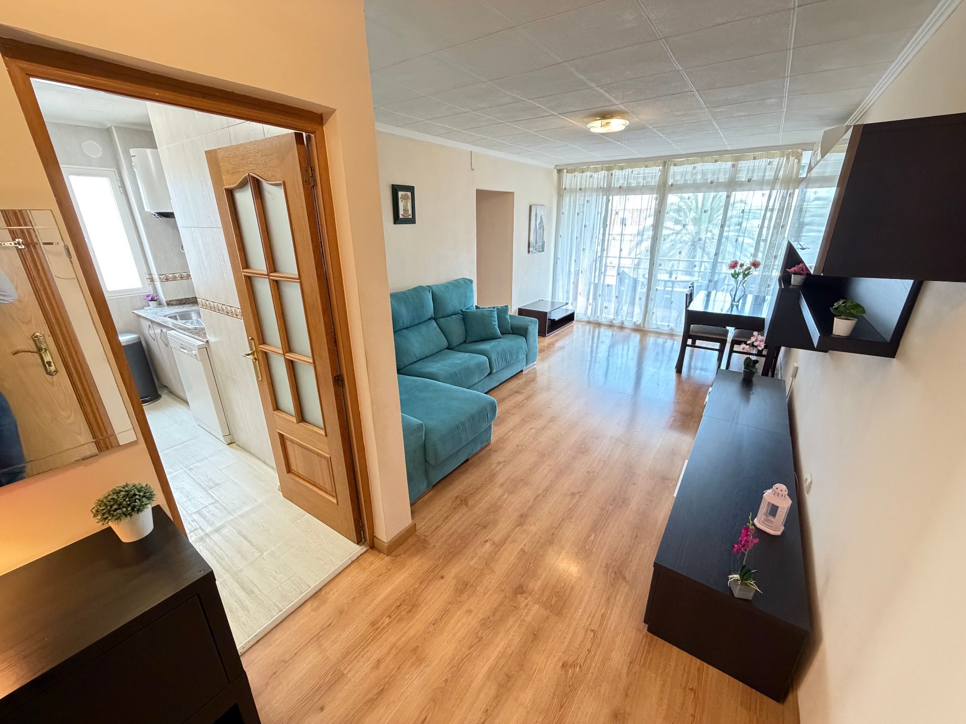 Living room of Flat for sale in Alicante / Alacant  with Air Conditioner, Heating and Terrace