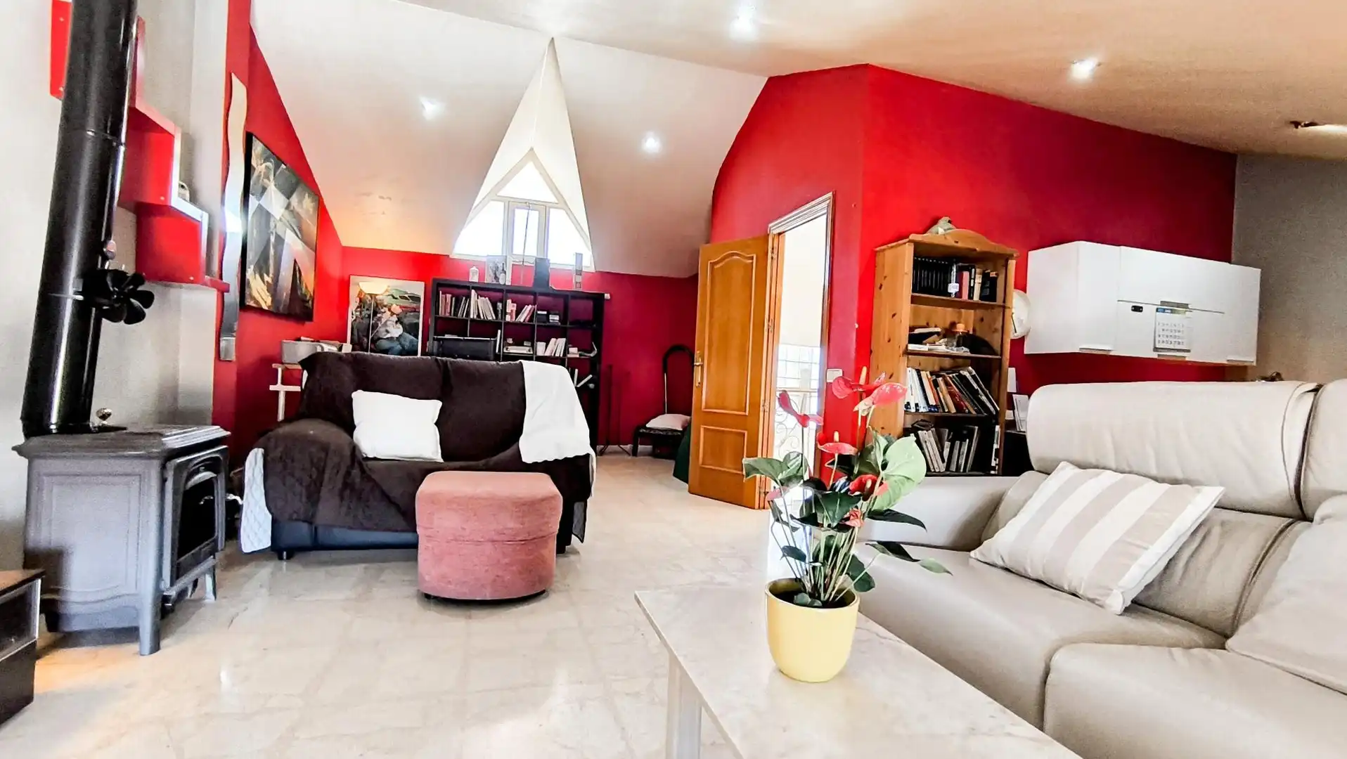 Sala de estar de Casa o chalet en venta en Murcia con Terraza, Piscina y Balcón