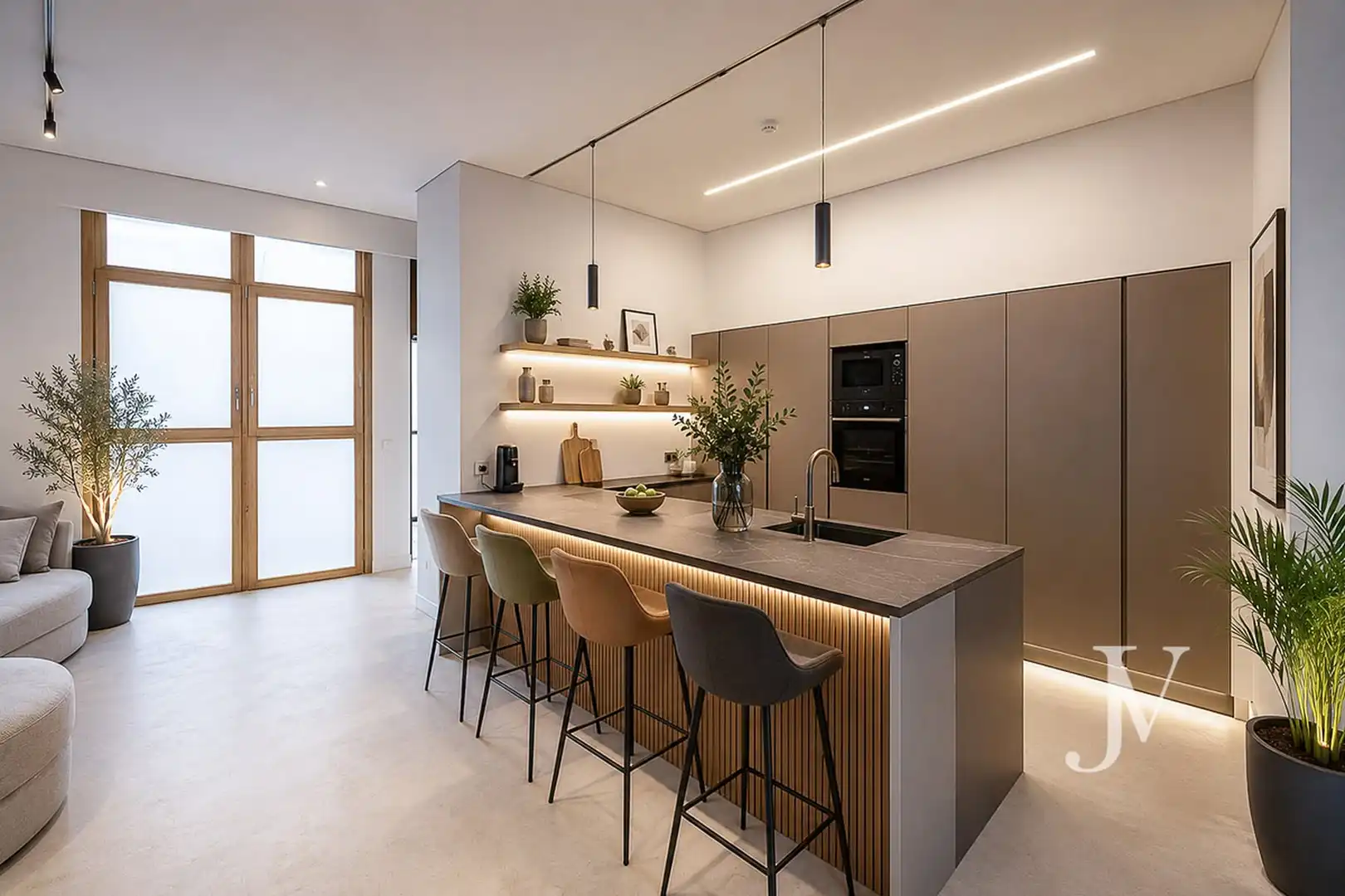Kitchen of Flat for sale in Madrid  with Air Conditioner, Heating and Storage room