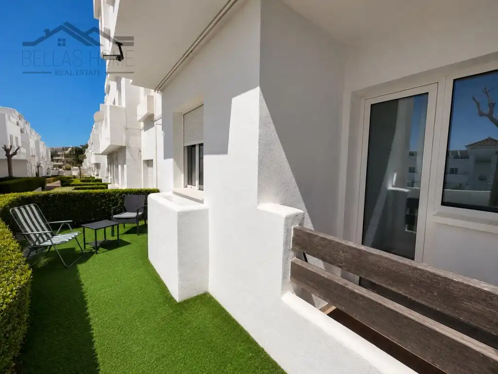 Terrasse von Maisonette zum Verkauf in Estepona mit Klimaanlage, Terrasse und Schwimmbad