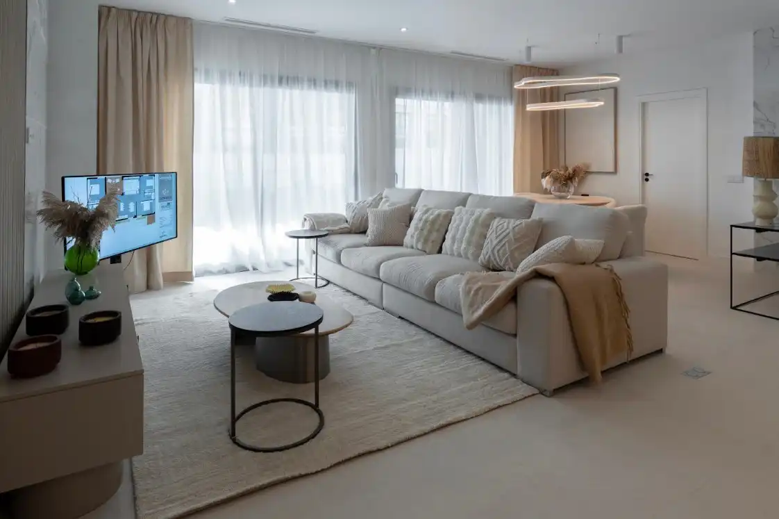 Sala de estar de Piso en venta en Marbella con Aire acondicionado, Calefacción y Trastero