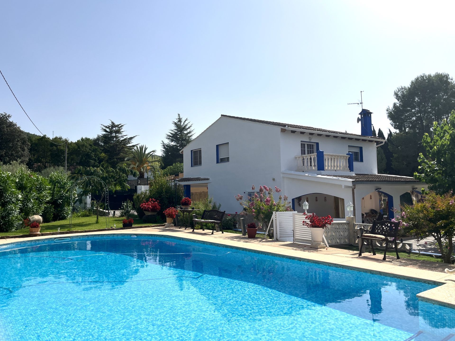 Piscina de Casa o xalet en venda en Ontinyent amb Aire condicionat, Calefacció i Jardí privat