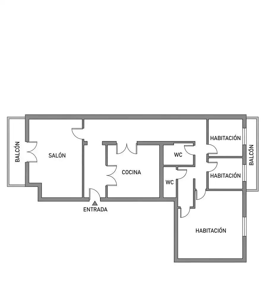 Wohnung zum Verkauf in Valencia mit Klimaanlage, Heizung und Abstellraum