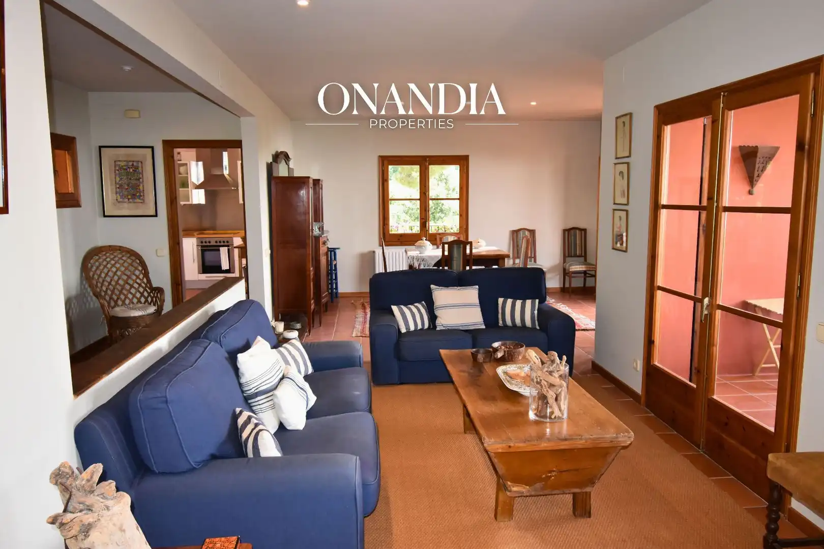 Living room of Houses for rent in Begur  with Private garden and Swimming Pool