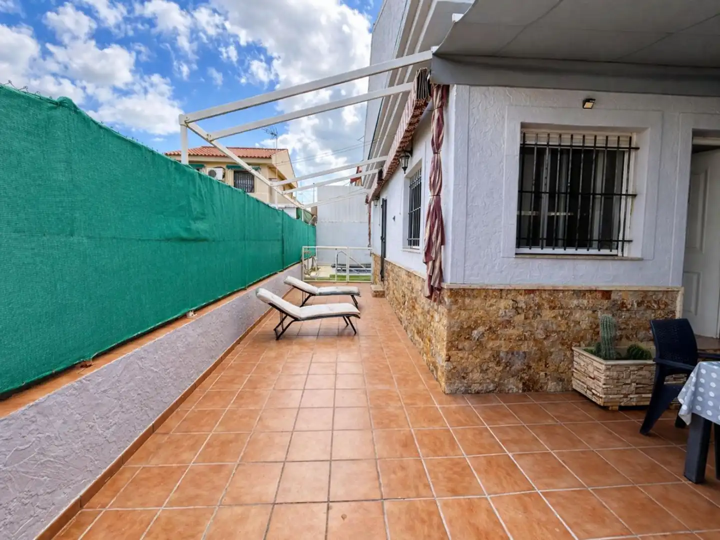 Terrassa de Casa o xalet en venda en Cartagena amb Aire condicionat, Calefacció i Jardí privat