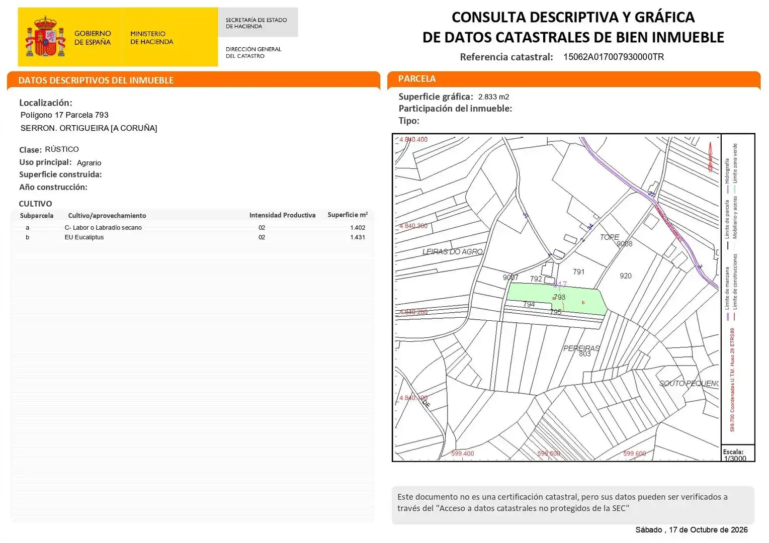 Casa o xalet en venda en Ortigueira amb Calefacció, Jardí privat i Traster