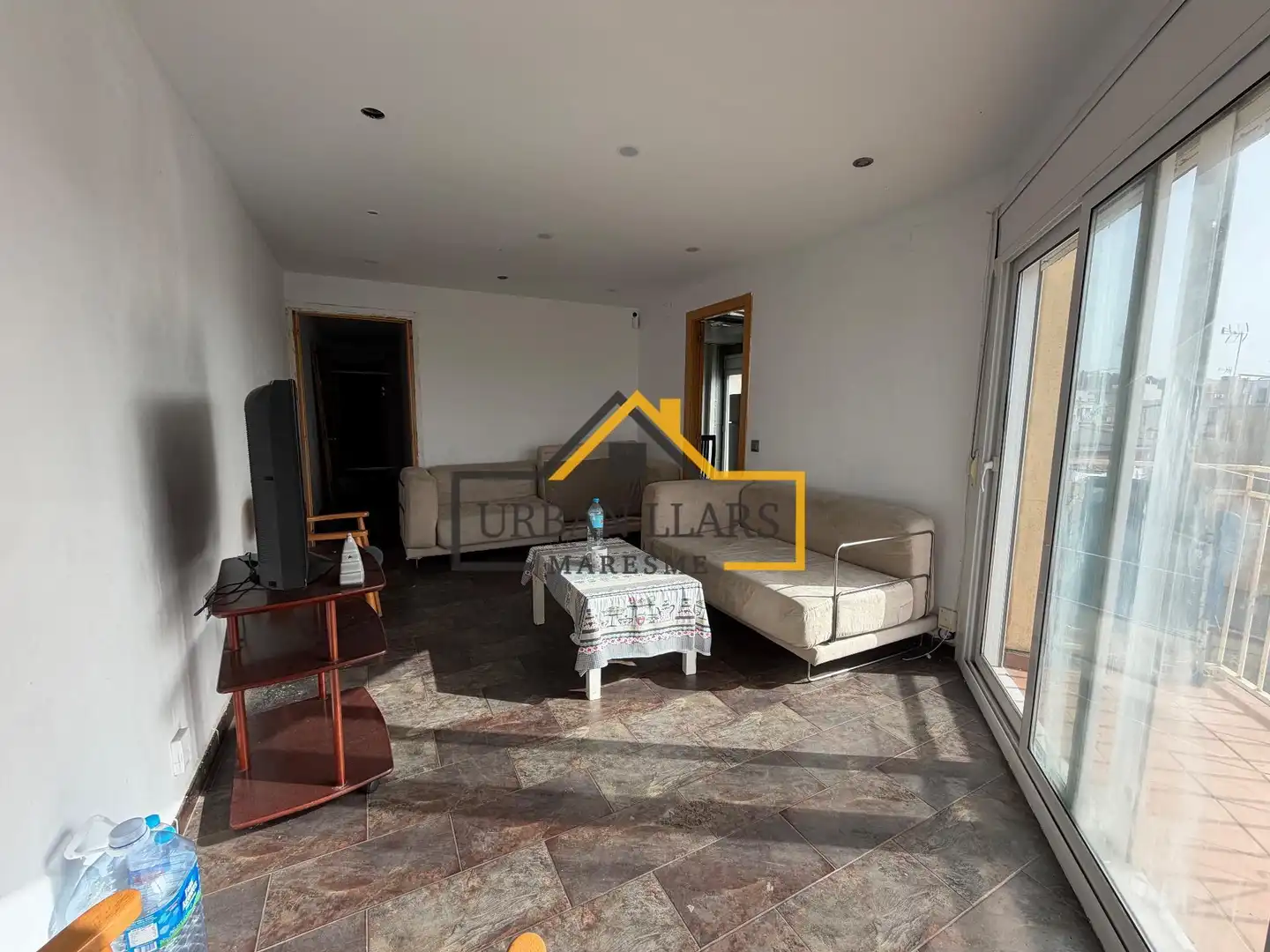 Sala de estar de Piso en venta en Mataró con Balcón