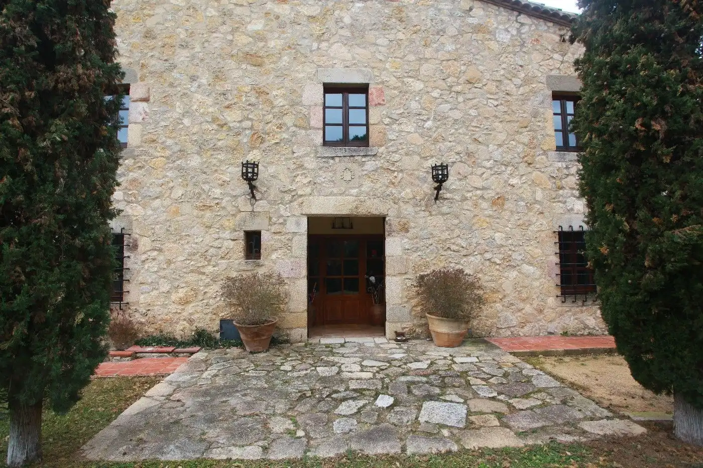 Außenansicht von Country house zum Verkauf in Santa Cristina d'Aro mit Terrasse, Abstellraum und Schwimmbad