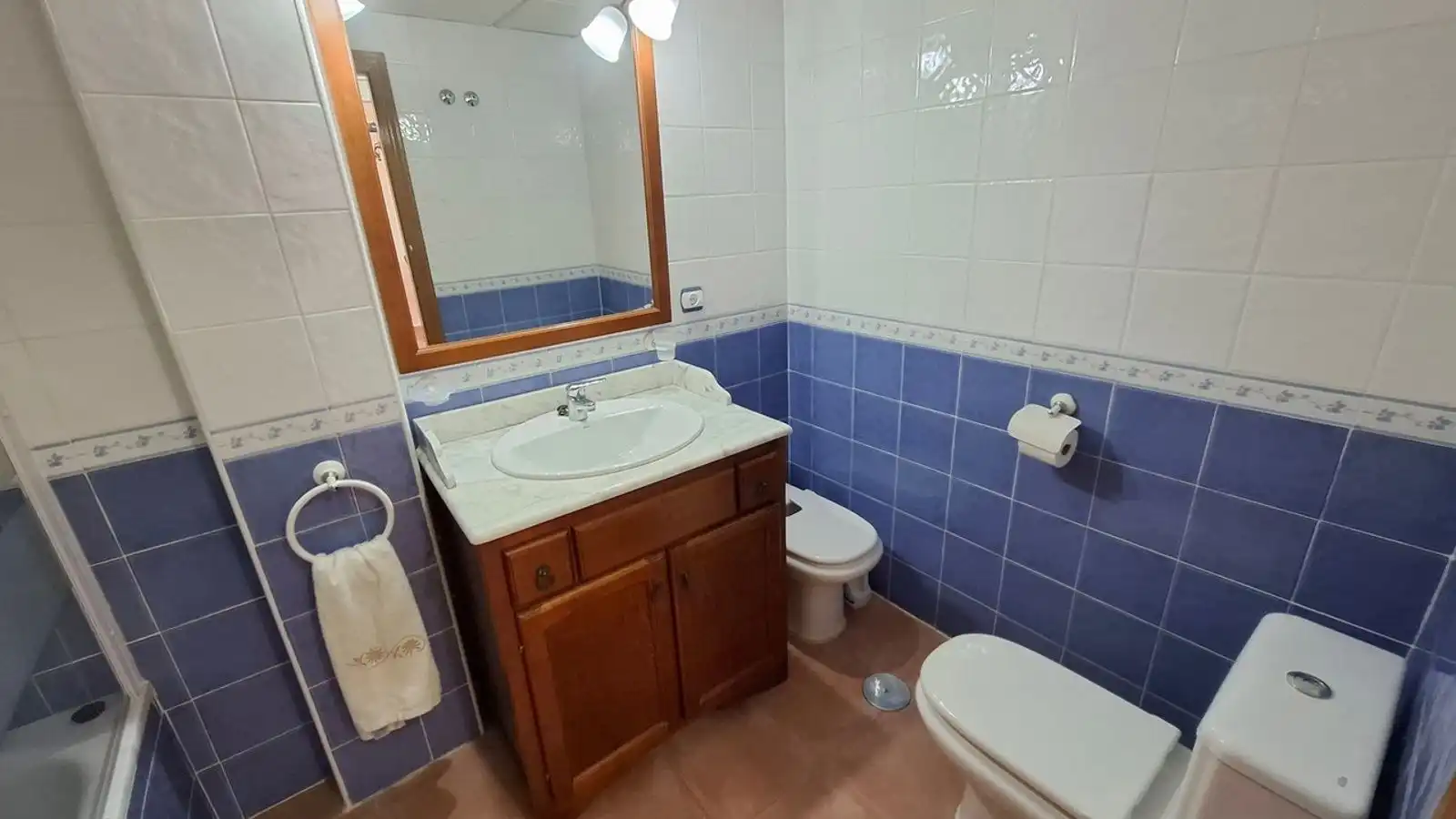Baño de Ático en venta en Mojácar con Aire acondicionado, Terraza y Piscina