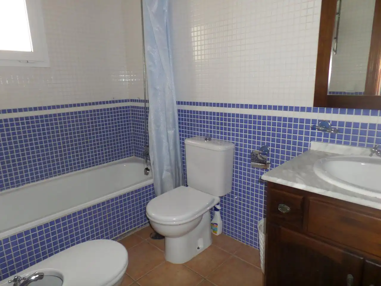 Badezimmer von Maisonette zur Miete in Vera mit Klimaanlage, Heizung und Privatgarten