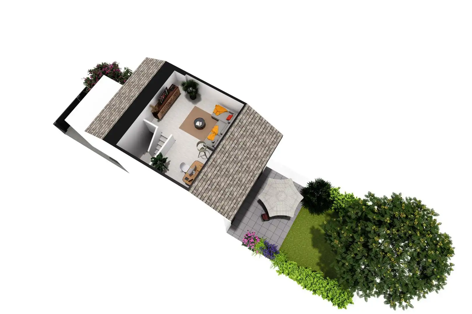Jardín de Casa adosada en venta en Villalbilla con Calefacción, Jardín privado y Parquet