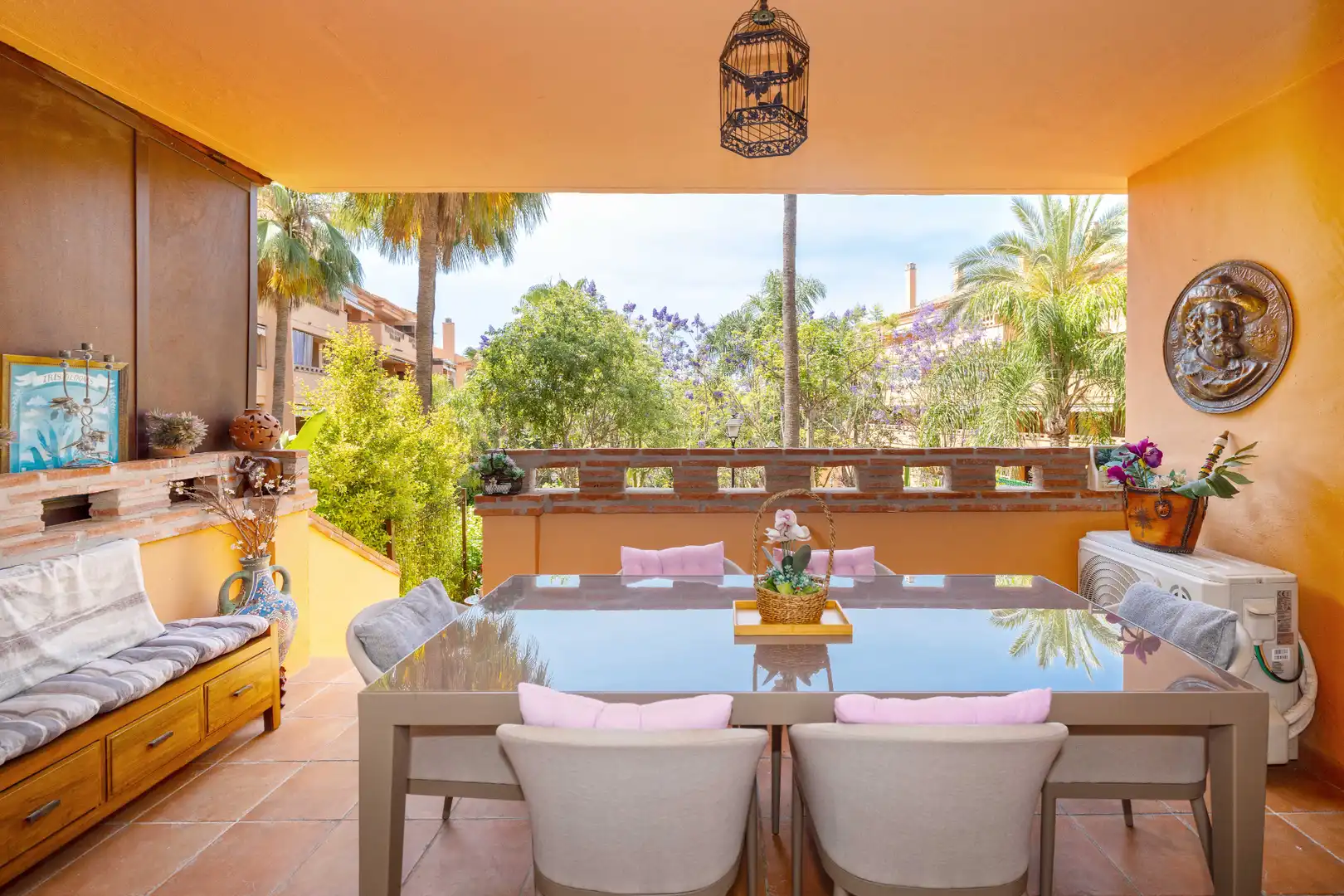 Terrace of Ground floor for sale in Marbella  with Air Conditioner, Heating and Private garden