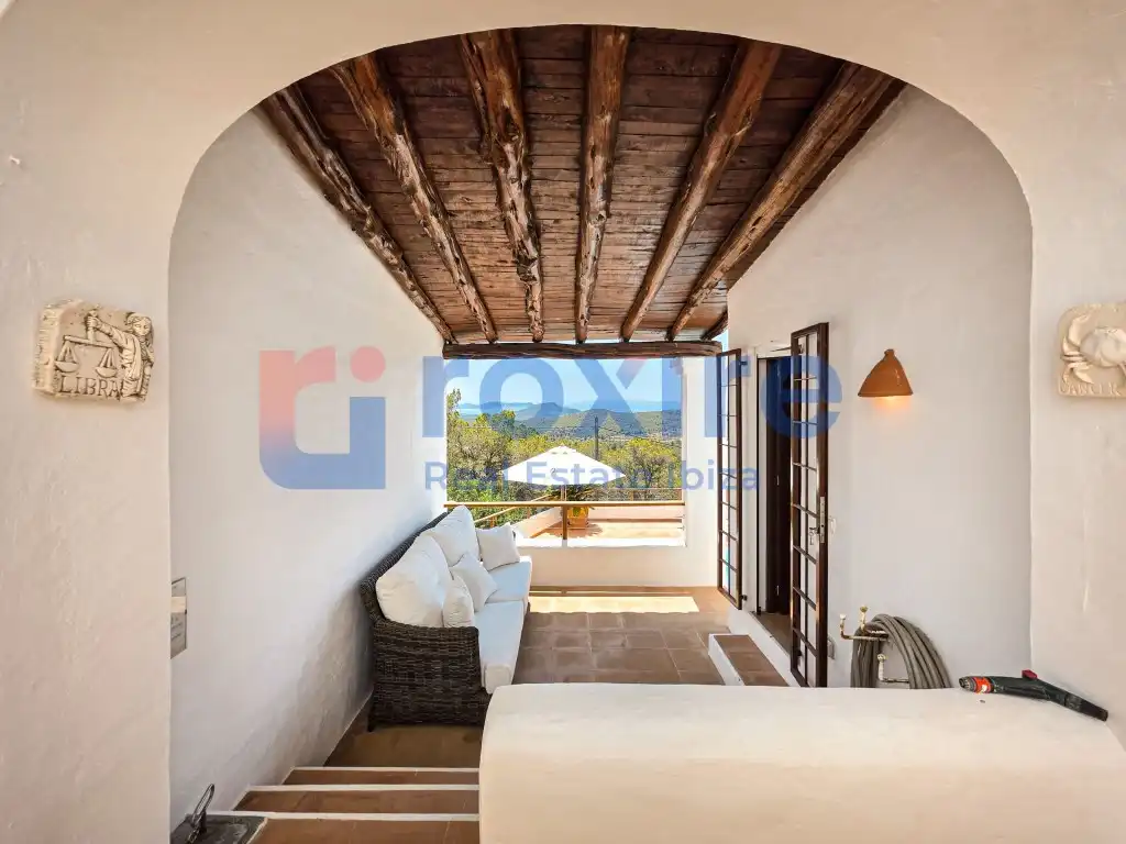 Terrace of Houses for rent in Sant Josep de sa Talaia  with Air Conditioner, Private garden and Terrace
