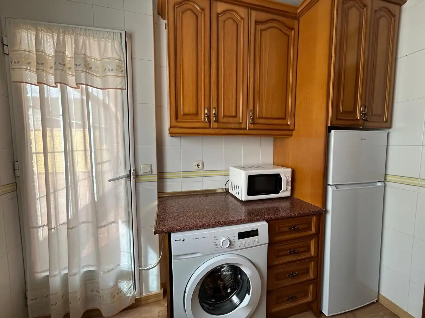 Küche von Wohnung zur Miete in Malagón mit Klimaanlage, Heizung und Ofen