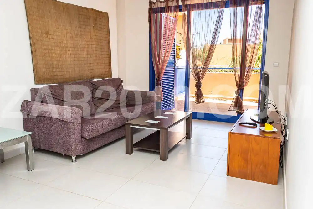 Sala d'estar de Apartament en venda en Mojácar amb Aire condicionat, Terrassa i Traster