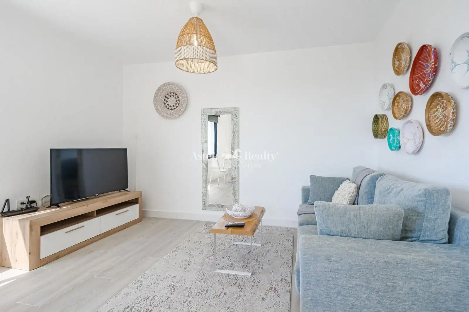 Sala de estar de Casa o chalet en venta en Santiago del Teide con Aire acondicionado, Terraza y Piscina