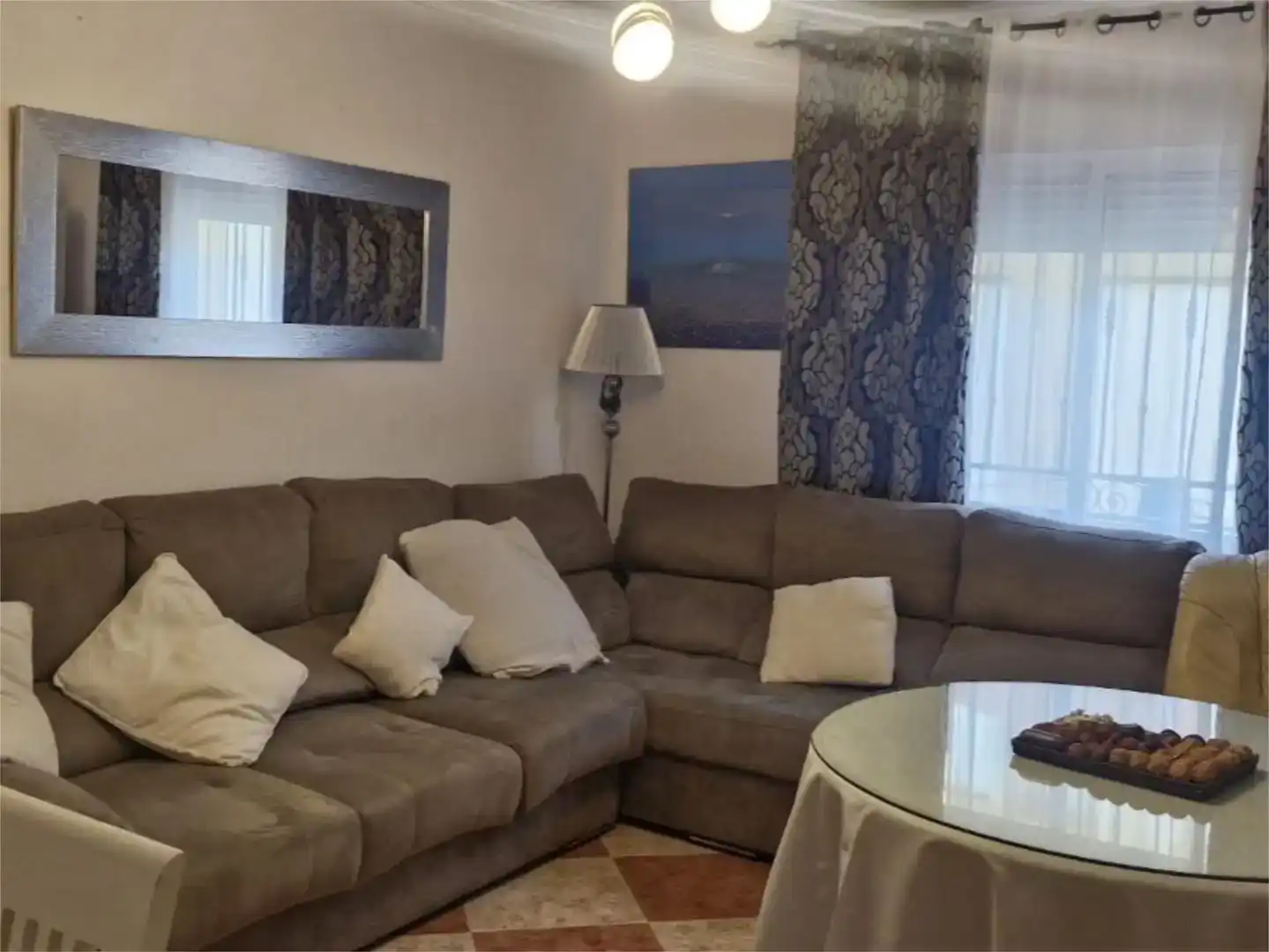 Sala d'estar de Pis en venda en La Guardia amb Aire condicionat