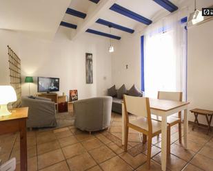 Sala d'estar de Estudi per a compartir en  Valencia Capital amb Aire condicionat i Terrassa