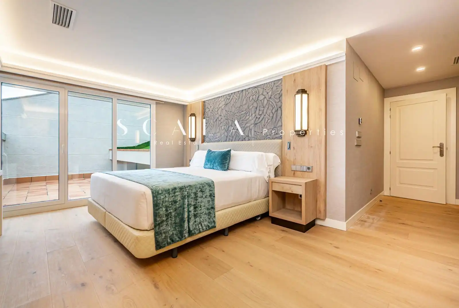 Schlafzimmer von Maisonette zur Miete in Madrid mit Klimaanlage, Heizung und Terrasse