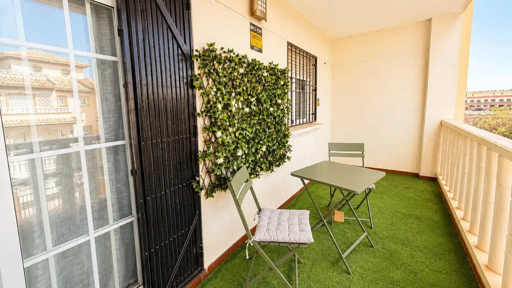 Terrassa de Apartament en venda en Orihuela amb Aire condicionat, Jardí privat i Piscina