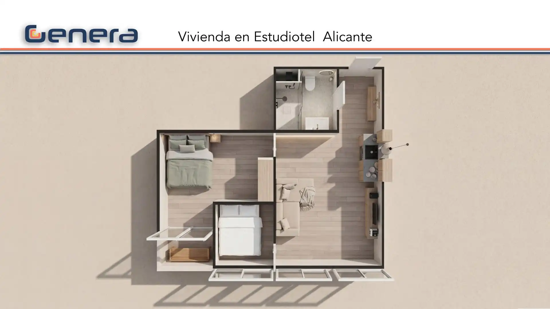 Wohnung zum Verkauf in Alicante / Alacant mit Klimaanlage und Terrasse
