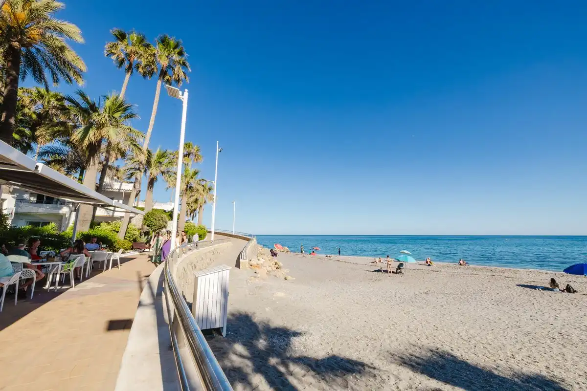 Exterior view of Flat for sale in Nerja  with Air Conditioner, Heating and Storage room