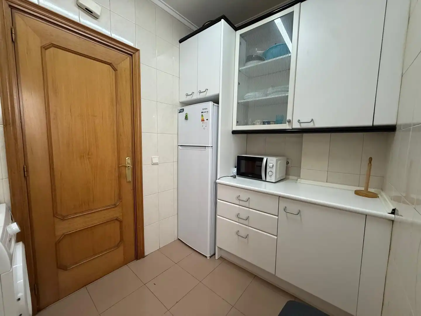 Kitchen of Flat for sale in Salamanca  with Heating, Parquet flooring and Furnished
