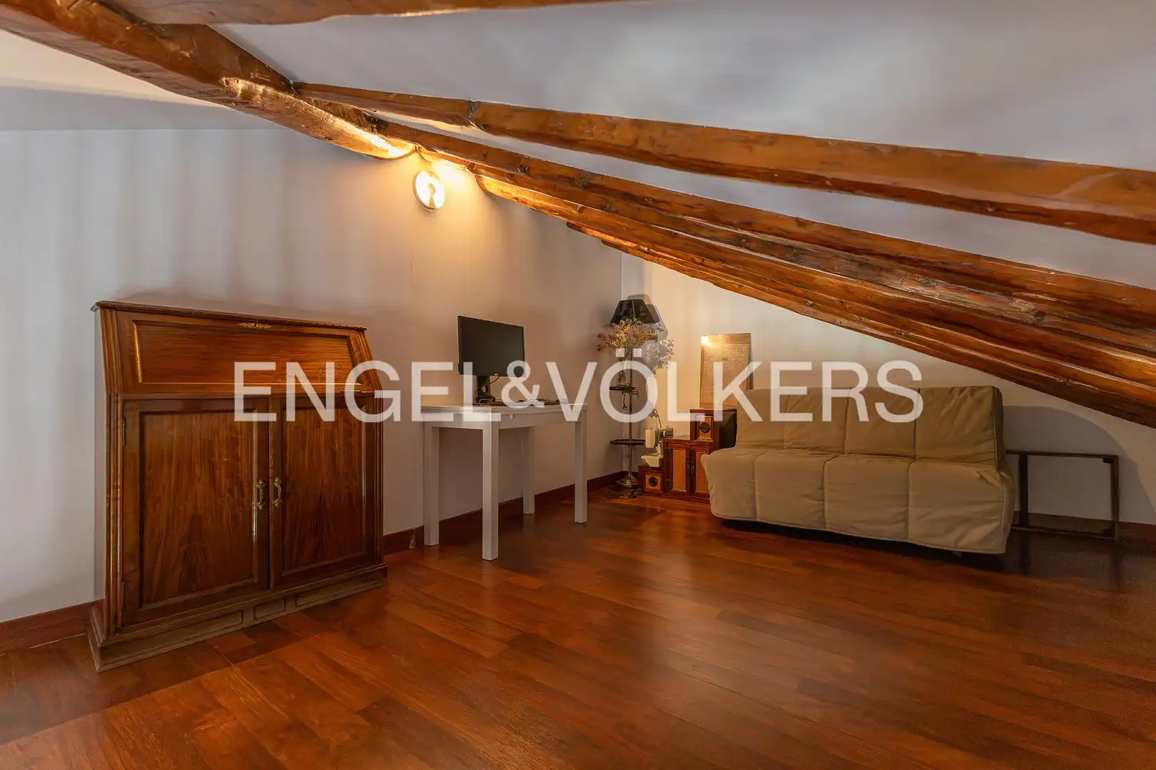 Wohnzimmer von Wohnung zur Miete in Madrid mit Klimaanlage, Heizung und Möbliert