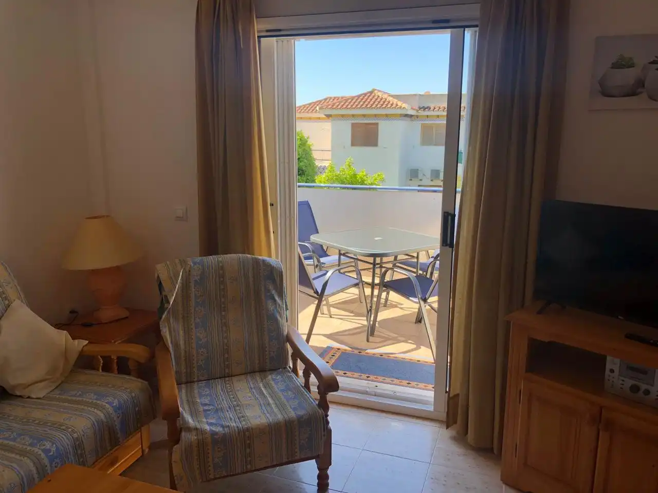 Schlafzimmer von Wohnung zur Miete in Vera mit Klimaanlage, Terrasse und Möbliert