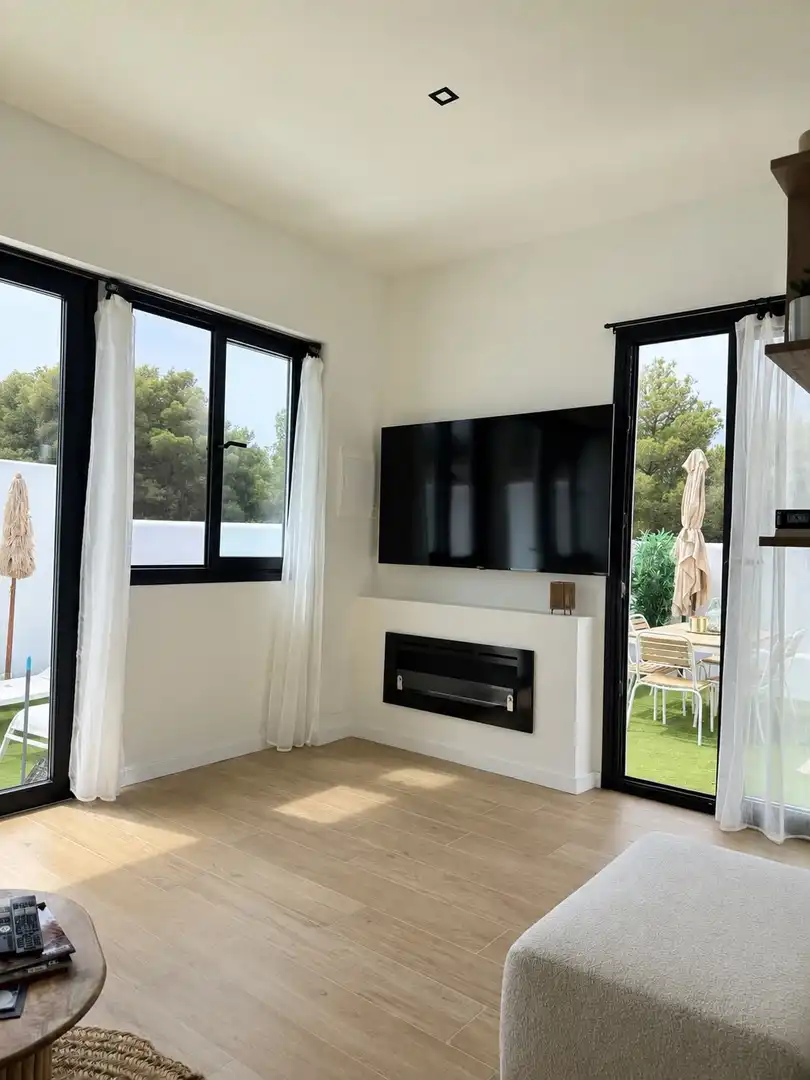 Living room of Houses for rent in Jávea / Xàbia  with Air Conditioner, Heating and Private garden