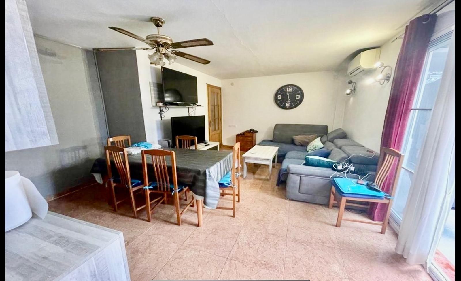 Living room of House or chalet for sale in Sant Carles de la Ràpita  with Air Conditioner, Terrace and Balcony