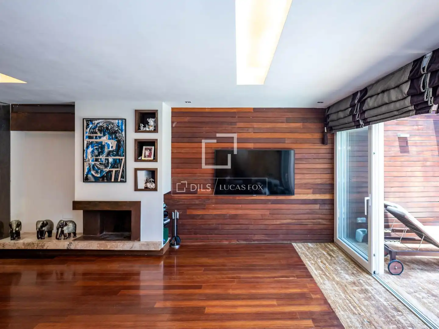 Sala d'estar de Casa o xalet de lloguer en La Moraleja amb Aire condicionat, Calefacció i Jardí privat
