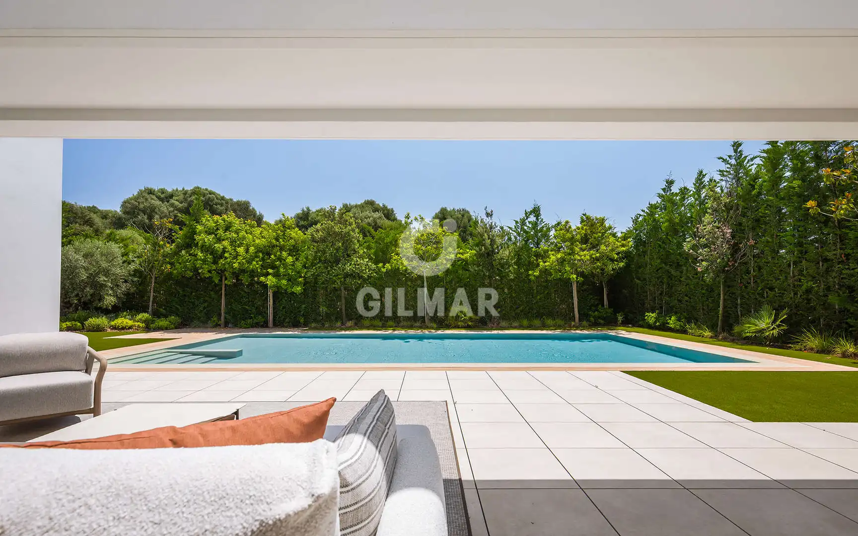 Terraza de Casa o chalet en venta en Estepona con Calefacción, Jardín privado y Piscina