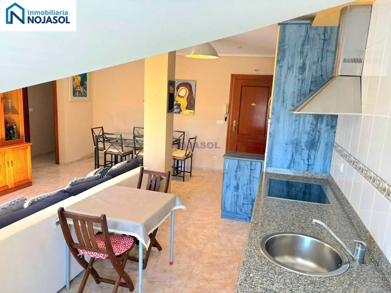 Esszimmer von Wohnung zur Miete in Noja mit Heizung, Terrasse und Möbliert
