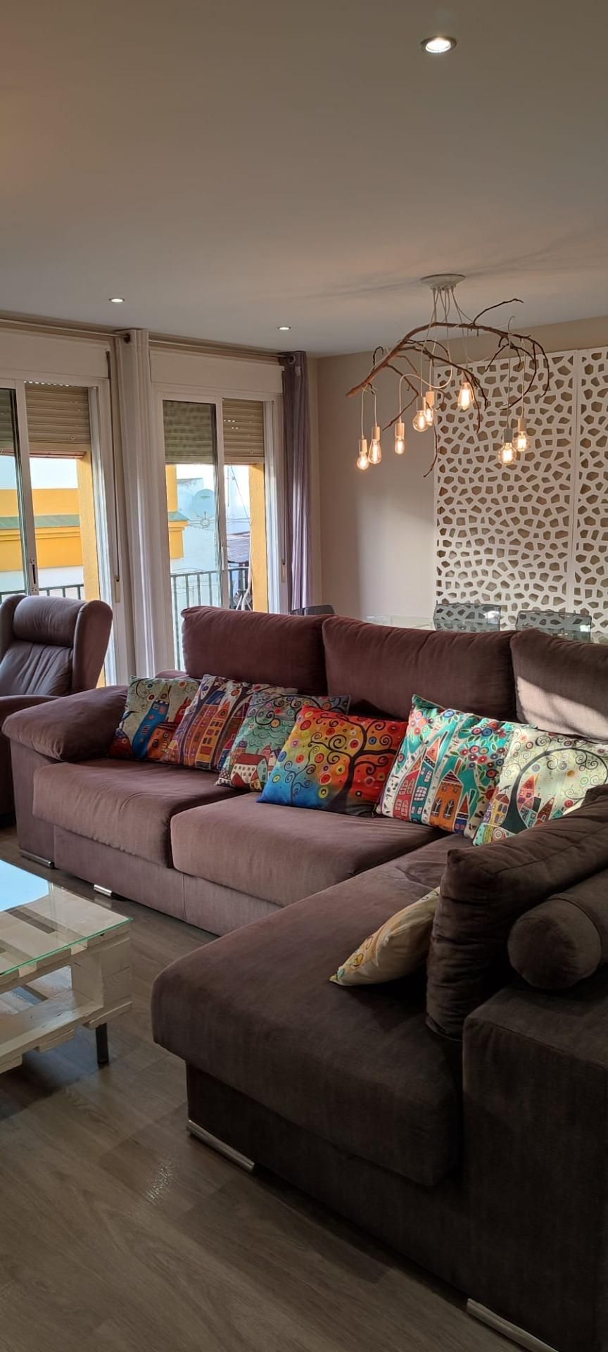 Living room of Flat for sale in  Sevilla Capital  with Air Conditioner and Terrace