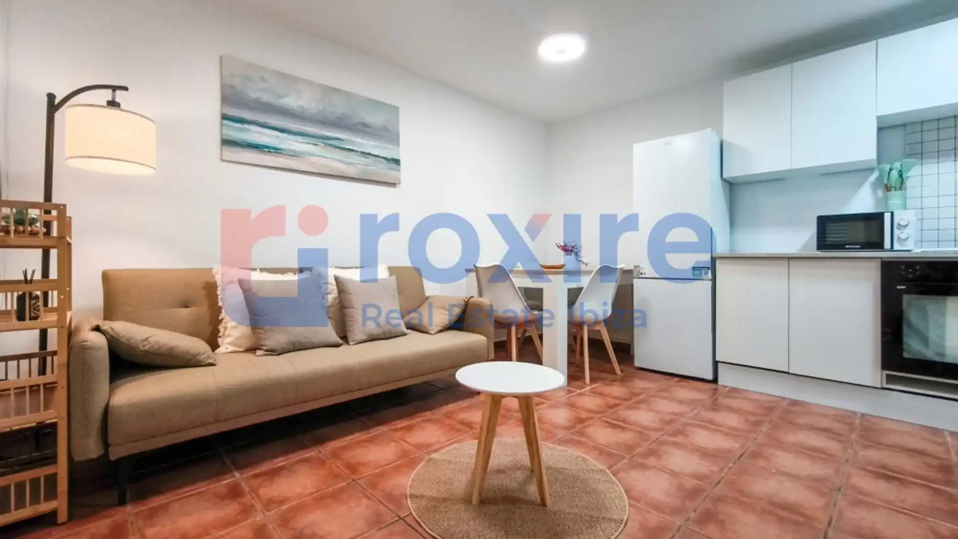 Sala de estar de Planta baja de alquiler en Sant Antoni de Portmany con Horno, Lavadora y Internet