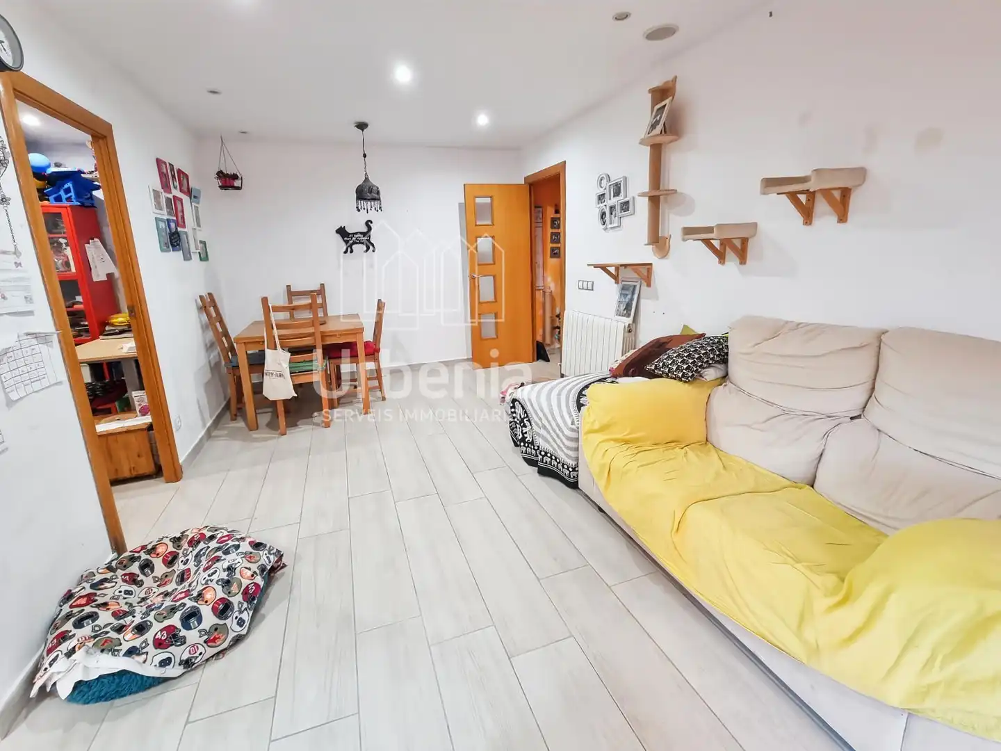 Living room of Flat for sale in Mataró  with Heating, Terrace and Storage room