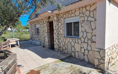 Exterior view of House or chalet for sale in Aiguamúrcia  with Private garden, Terrace and Storage room
