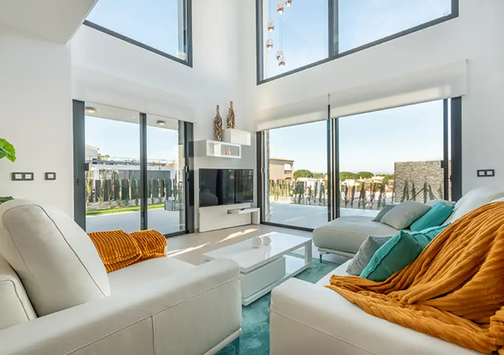 Living room of Detached homes for sale in Artà  with Private garden, Terrace and Swimming Pool