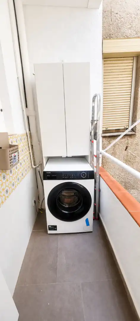 Terraza de Piso de alquiler en Terrassa con Calefacción, Amueblado y Horno